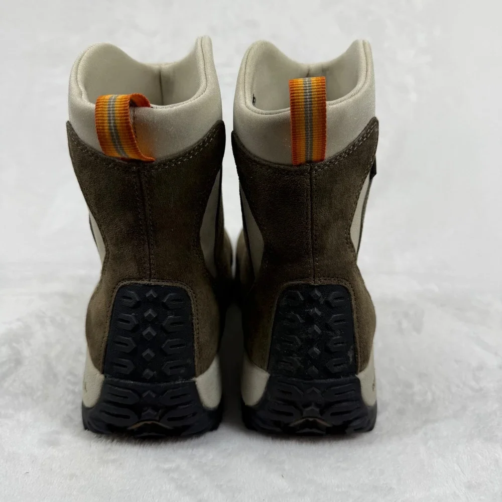Merrell Aurora Waterproof Winter Boots Womens 9‎ Brown Suede Thinsulate Polartec